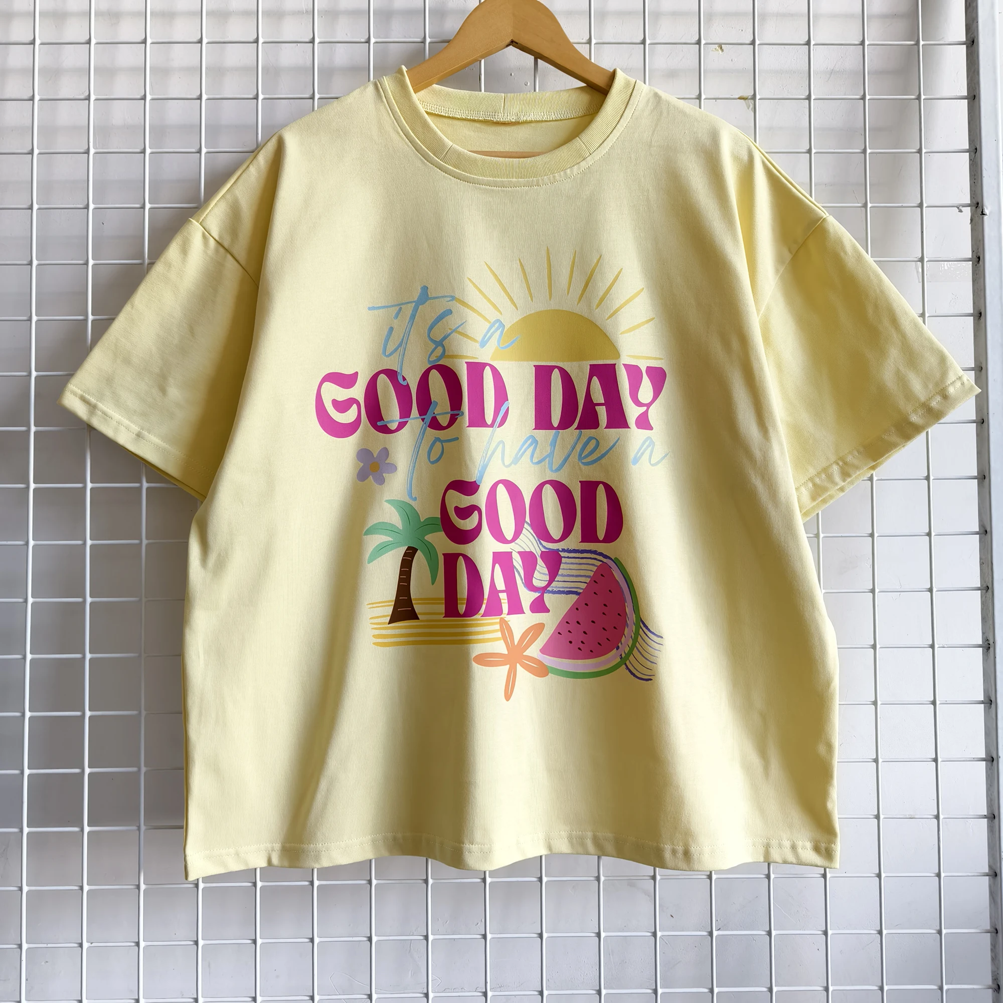 OEM Baby Tops Fashionable & Trendy Kids' T-Shirt - 100% Breathable Cotton, Lightweight Energetic Design for Summer - Image 3