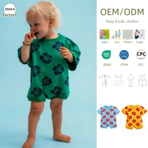 Printing Summer Baby Romper Infant Jumpsuits Common Cotton Romper for Children's Climbing Suit Clothes of Unisex for 0-3T