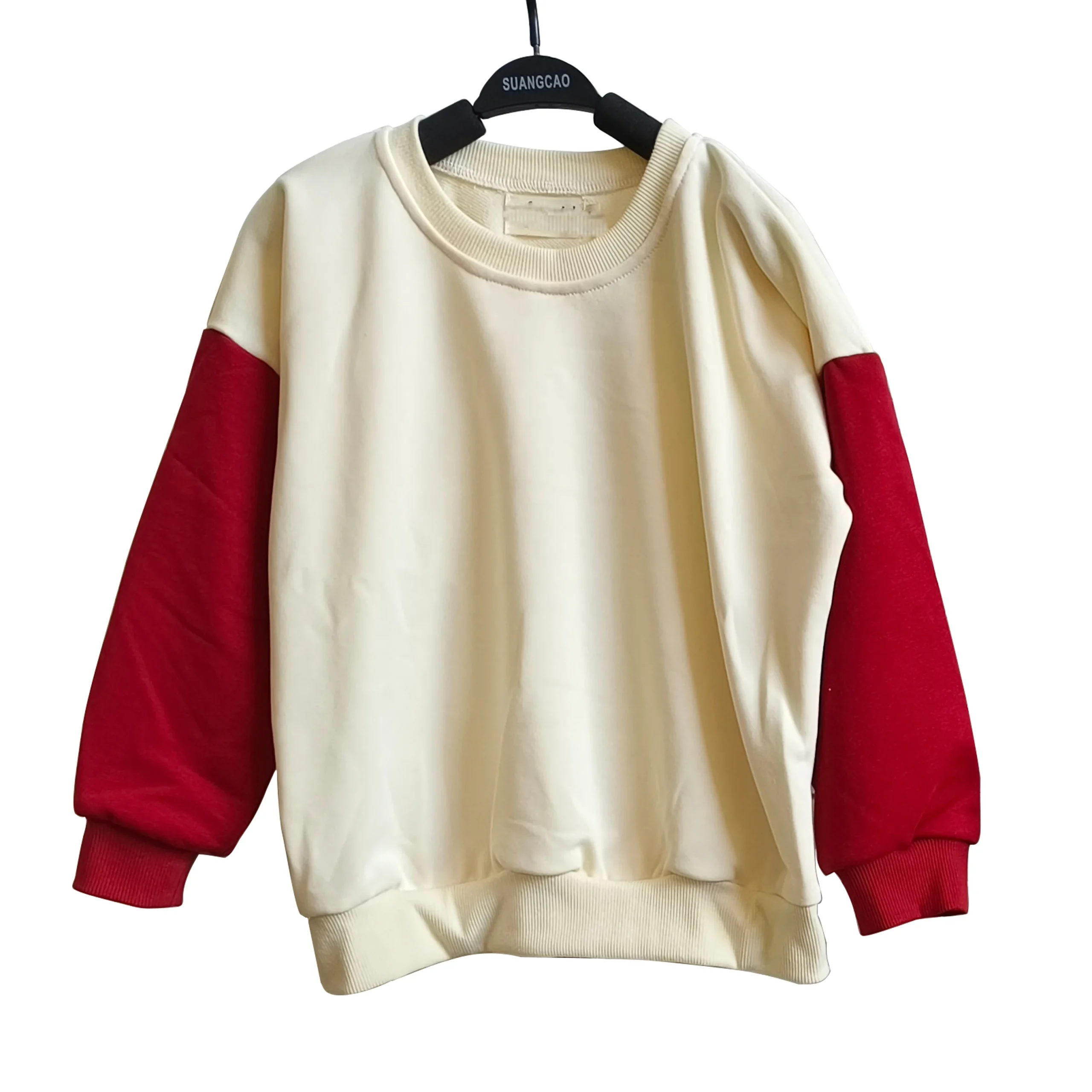 Custom Toddler Christmas Red Green Sleeve Crewneck Kids Boys Girls Sweatershirt Baby Holiday Casual Cute Pullover - Image 3