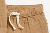 Custom Summer Boy and Girl Infant Muslin Cotton with Polo Collar Button Solid Sets Baby Clothing Sets - Image 5