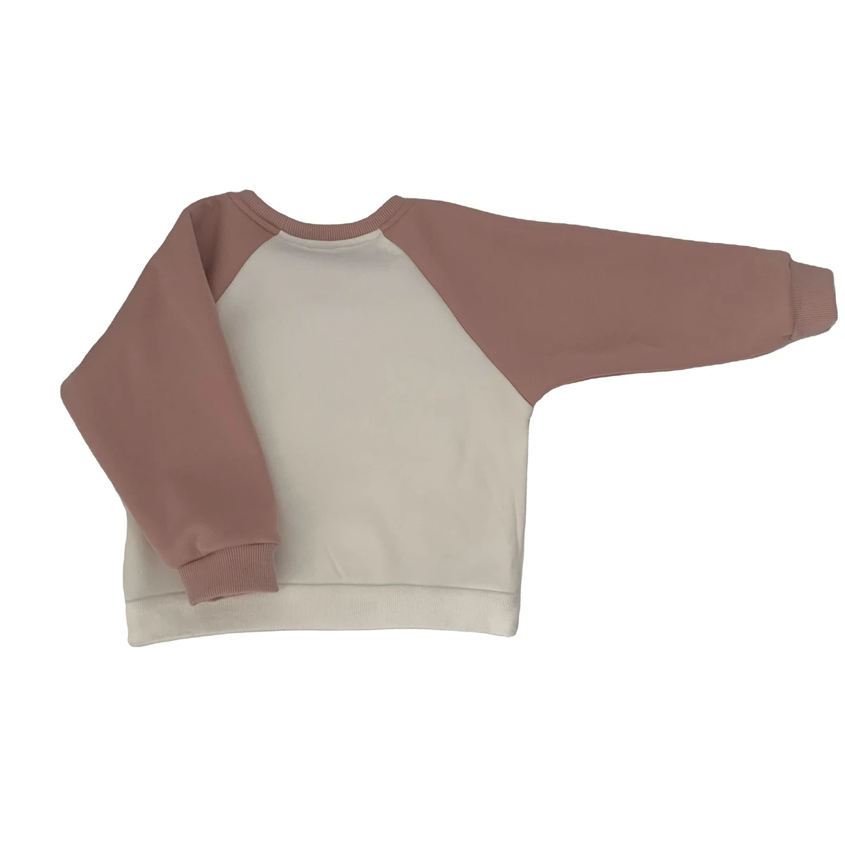 Infant Toddler Unisex Neutral Cozy Soft Crewneck Fleece Solid Color Sweatshirt Pullover Kids Clothing - Image 2