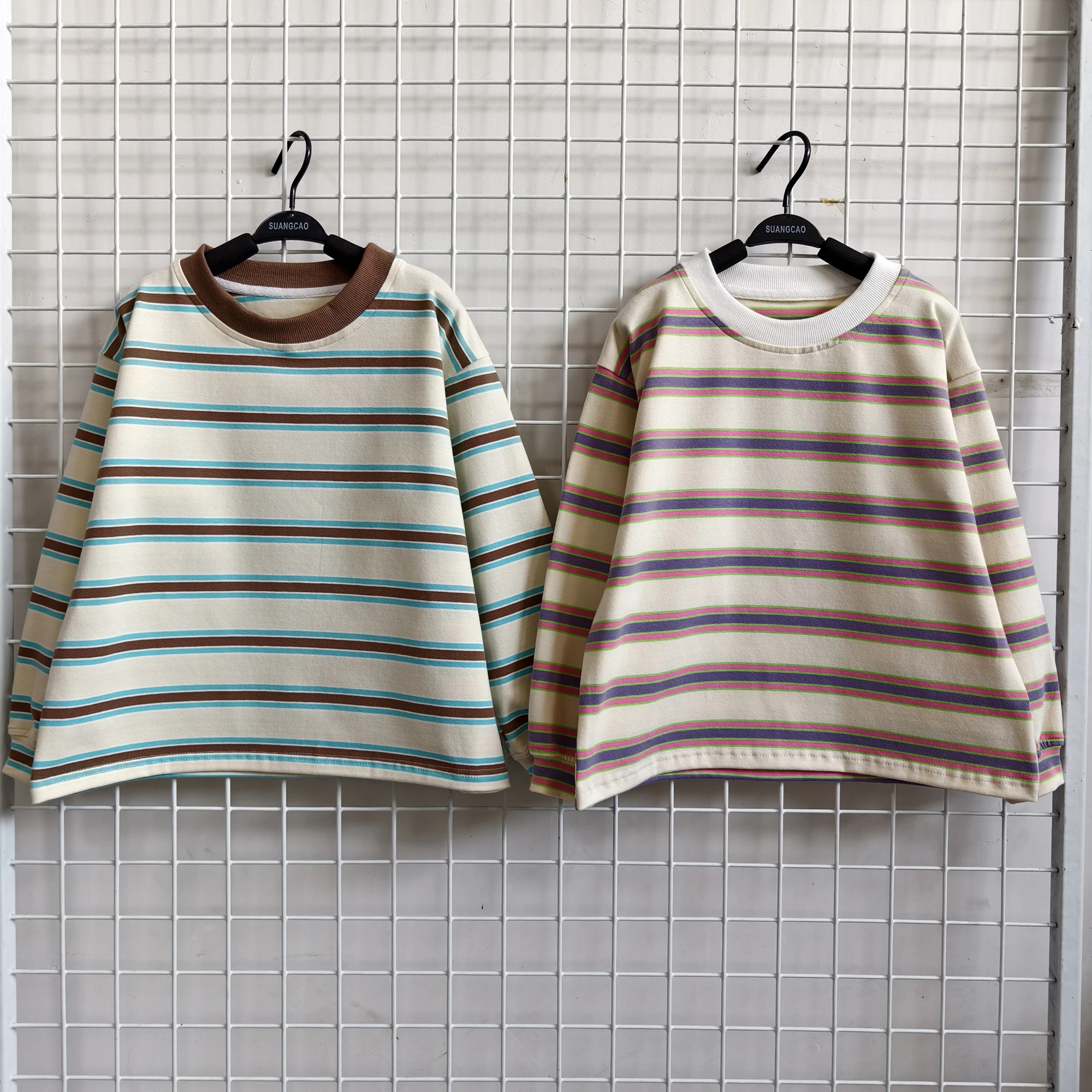 High Sale Custom Oversize Kids Clothing Casual and Comfortable Knit Cotton Pullover Shirts for Baby Boys and Girls - Image 4