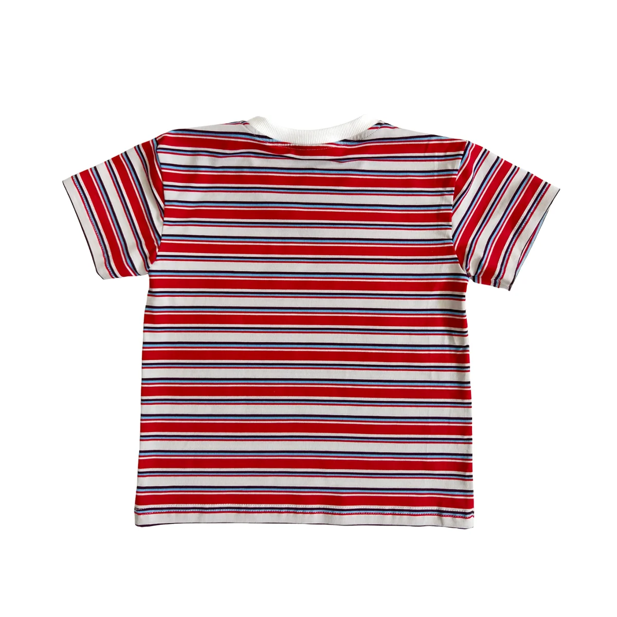 Boys T-shirt Striped Short Sleeve Tee Shirts Kids Crew Neck T-Shirt Cotton Stripes Top - Image 2
