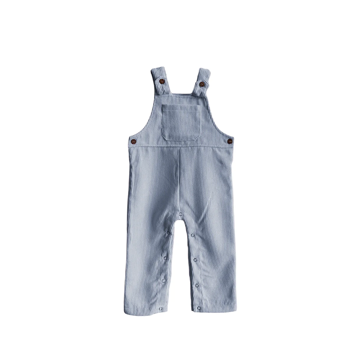 Spring and Autumn Trendy Kids Sporty Casual Overalls Soft Corduroy Close-Fitting Baby Rompers Long Formal Style - Image 2