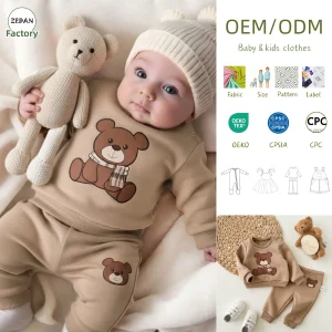 Custom Children's Winter Set Kids Clothes Set Spring and Autumn Set Boy's Fall Clothing Boy's New Style Hooded Sweatshirt