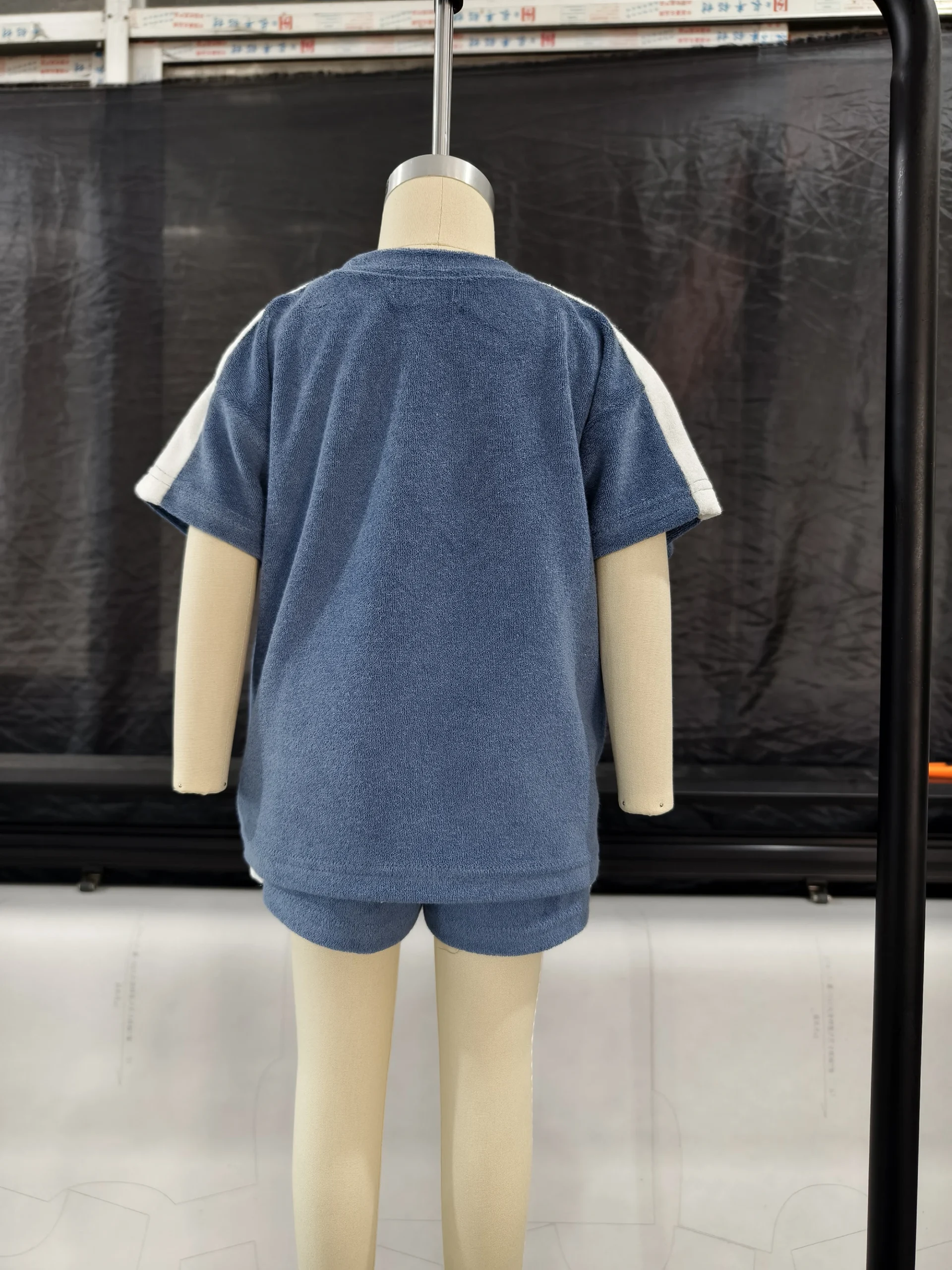 Summer Trendy Sporty Casual Kids Shorts Set Close-Fitting and Soft Towel Fabric for Babies' Clothing - Image 6