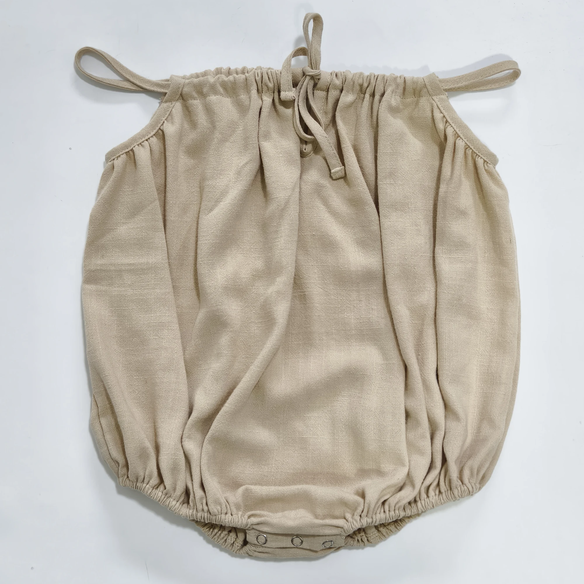 Hot Sale Kids Short Sporty Casual Close-Fitting Soft Cool and Breathable Cotton and Linen Print Crawling Wear ODM Supply - Image 2