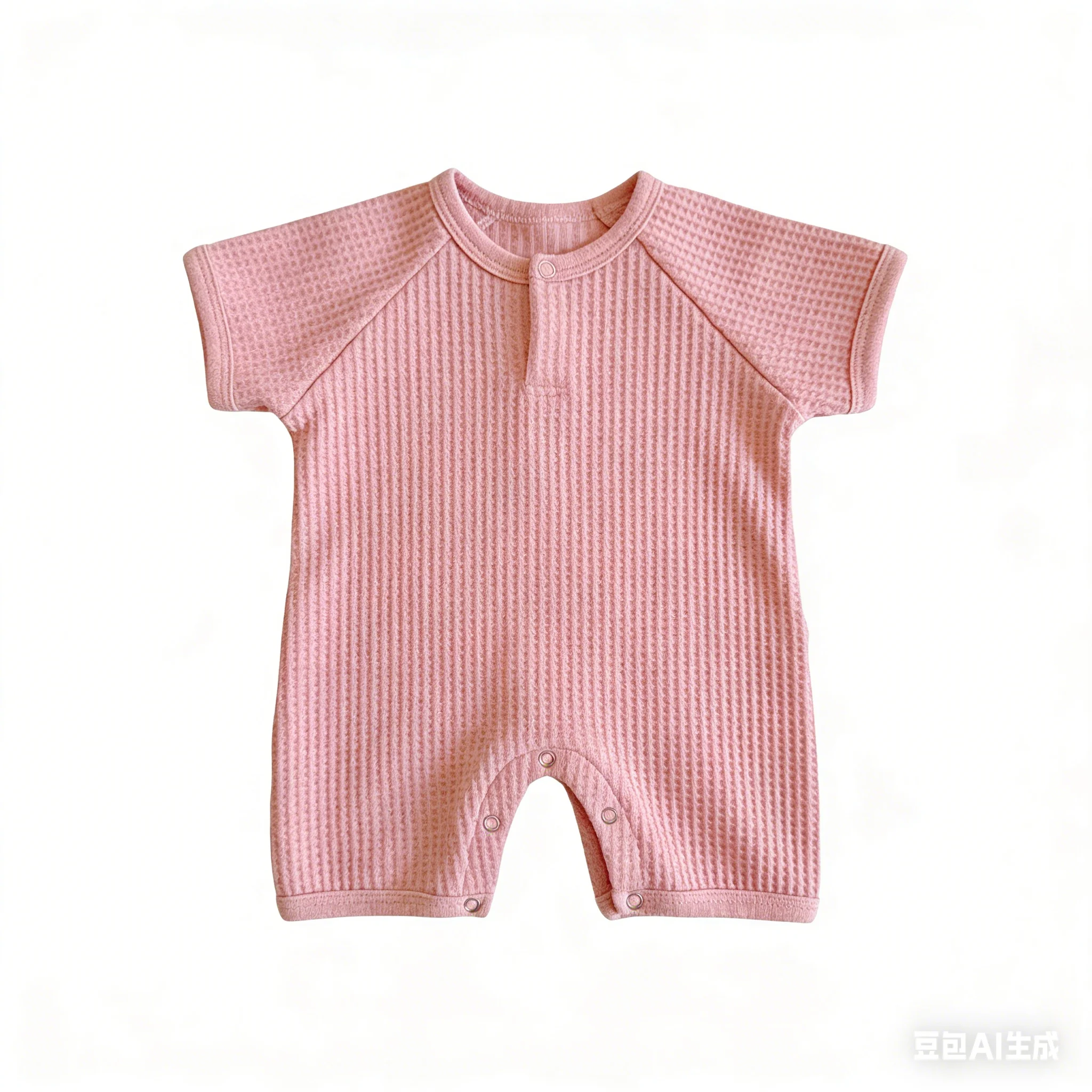 Summer Baby Romper Infant Short Sleeve Jumpsuit Waffle Short-sleeved Climbing Suit Romper for Children's Climbing Clothes - Image 4