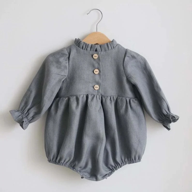 Baby Girl Clothes Romper Jumpsuits New Stylish Organic Cotton Newborn Baby Girl Wholesale - Image 3