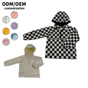 Stylish Trendy All-Polyester Windproof Warmth-Resistant Coat for Kids Long Sleeve Design for Spring Autumn Baby Jackets Outwears