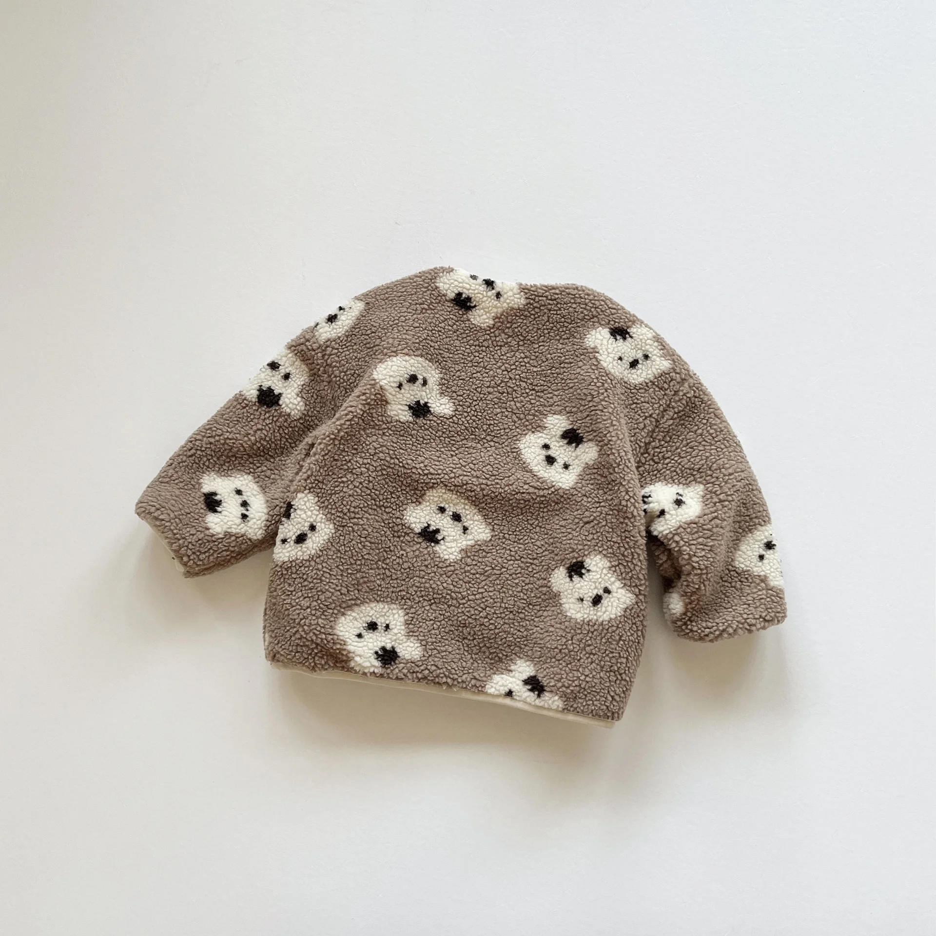 Children's Casual Winter Jacket Berber Fleece Padded Coat for Toddlers and Kids Baby Quilted Warm Jacket - Image 5