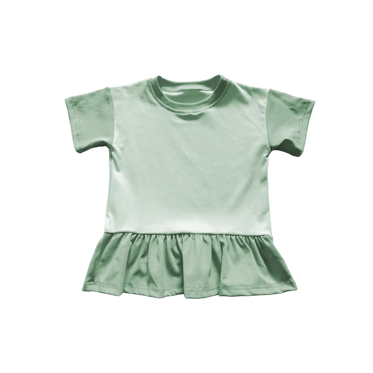 Summer Fashionable and Trendy Ribbed T-Shirt for Kids Cool Breathable Sweat-Absorbent and Washable Print Pattern - Image 3