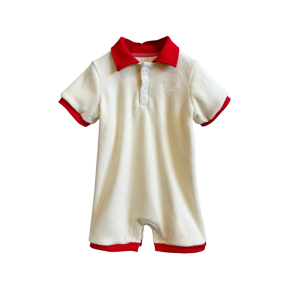 OEM Baby Clothing Unisex-baby Romper Made With 100% Cotton Terry Cloth Snap Button Custom for Baby Girls Boys Newborn Jumpsuit - Image 2