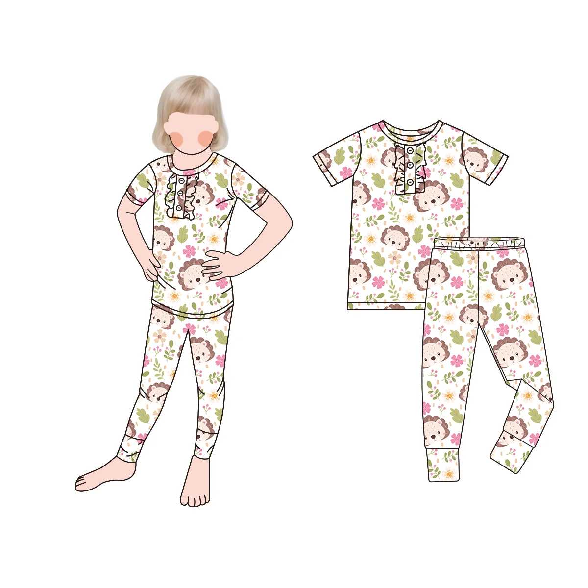 Dynamic and Fashionable Summer Kids' Bamboo Fiber Suit Set Short-Style Trendy and Light for Babies - Image 3