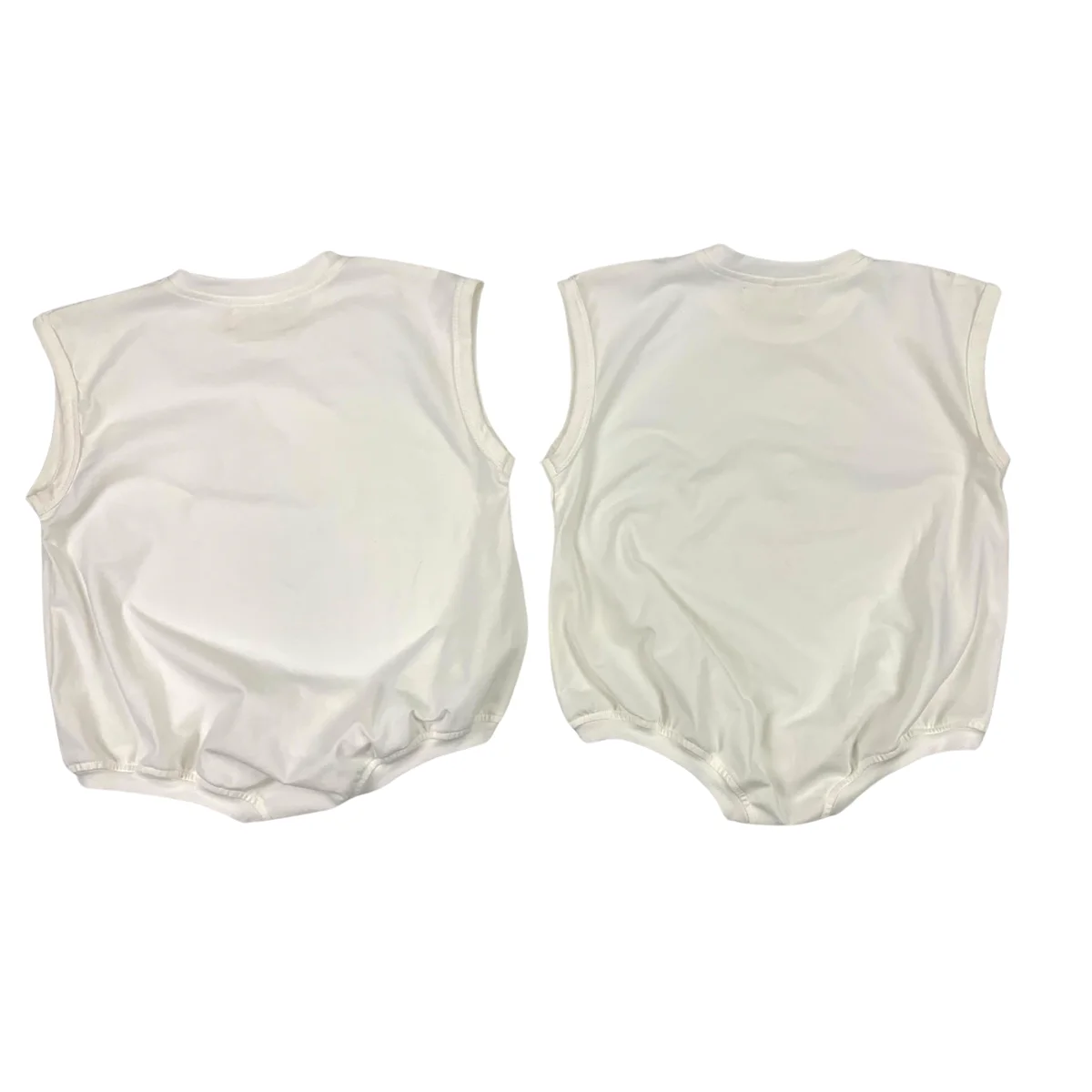 Factory Wholesale Jersey Cotton Solid Color Custom Pattern Breathable Sleeveless Baby Rompers for Summer - Image 2