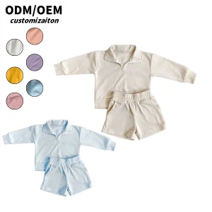 Hot Sale Dynamic Individualistic Cotton Suit Set for Kids Long-Sleeved Design Bright and Cheerful Baby Clothing