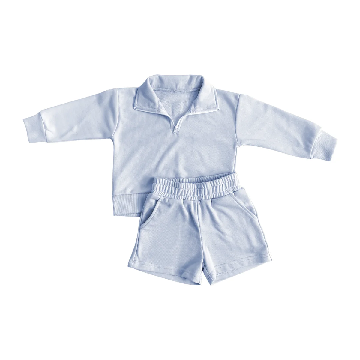 Dynamic Lightweight Cotton Set for Kids Sophisticated Simple Design Long Sleeves for Spring Autumn Cheerful Sophisticated Baby - Image 3