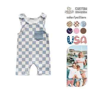 Customization Comfortable Baby Bodysuits Wholesale Onesie Baby Clothes Summer Rib Cotton Baby Plain Bodysuit